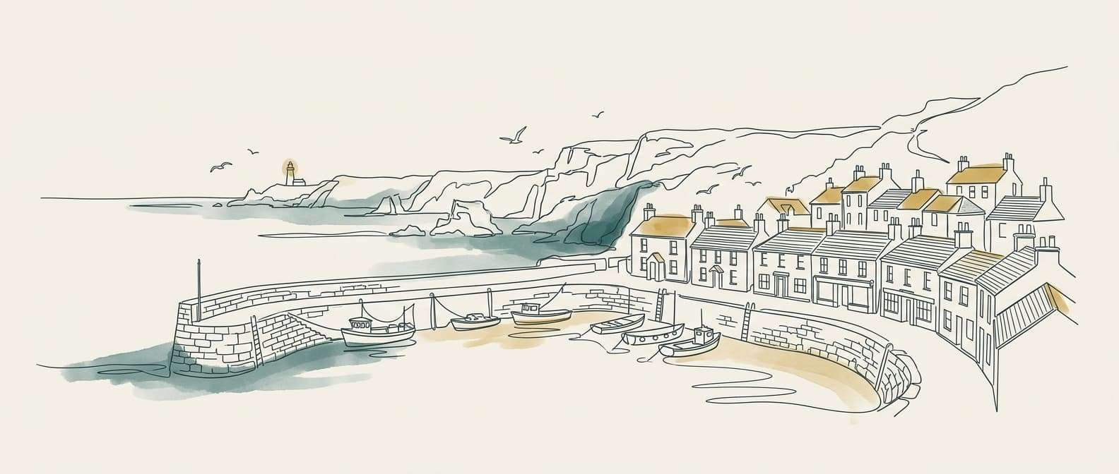 Cornwall coastline - professional website design for local businesses