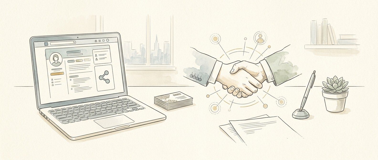 LinkedIn professional networking and B2B lead generation